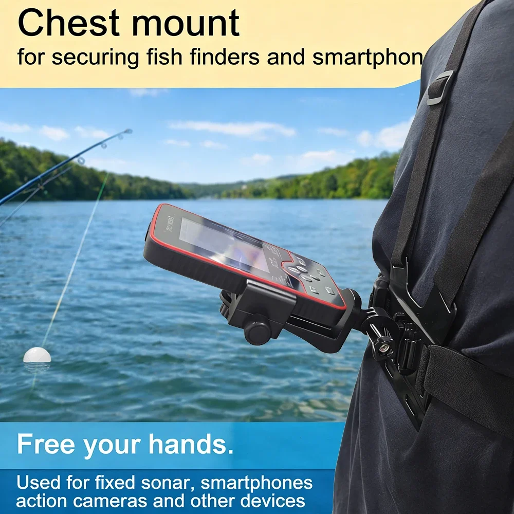 Fish Finder Mount - Göğüs Askılı Balık Bulucu Tutucu Göğüs